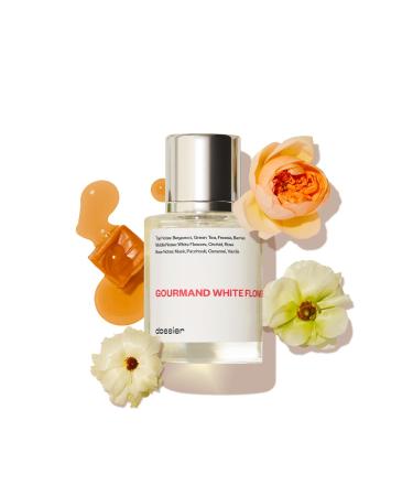 Dossier - Gourmand White Flowers - Eau de Parfum - Inspired by Viktor&Rolf's Flowerbomb - Perfume Luxury - Pure Infused - Paraben-Free - Vegan - For Women - Fragrance 1.7 Fl oz (Spray 50ml) 1.7 Fl Oz (Pack of 1)