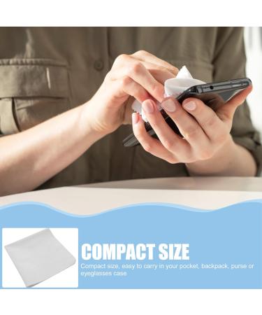 Buy Hemobllo Screen Cleaner 3pcs - Large Microfiber Glasses & Lens Cleaning Cloths for Eyewear & Electronics - Superfine Fiber Grey - Buy Online on GoSupps.com