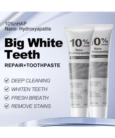 Hydroxyapatite Toothpaste SP-6 Probiotic Toothpaste Set for Enamel Protection and Tooth Strengthening Fresh Breath Gum Health Fluoride-Free whitening toothpasteToothpaste for Sensitive Teeth (2) - Buy Online on GoSupps.com