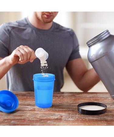 HIUSITY 400ml Protein Shaker Cup - Leak-Proof Durable & Odorless | Creamy Fitness Protein Shakes - Gym Essential - Buy Online on GoSupps.com