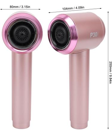 Portable Hair Dryer with Negative Ions Rechargeable Hair Dryer with Temperature Control for Home Travel Hot Cold Wind Overheat Protect (US Plug 100-240V) - Buy Online on GoSupps.com