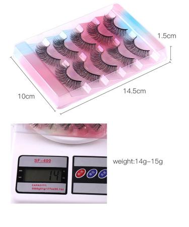 Shop 3D Voluminous 5-Pair False Eyelashes - Natural Look Curl & Lifelike Style - Worldwide Shipping Available - Buy Online on GoSupps.com
