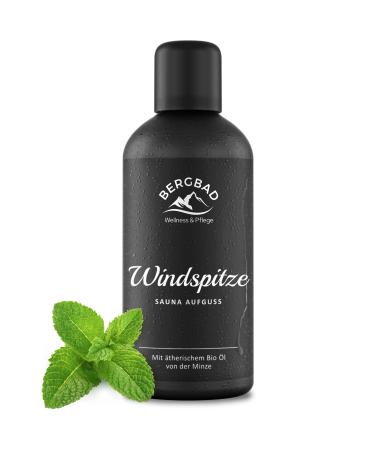 BERGBAD Sauna infusion ORGANIC MINT 100ml Windspitze - Natural sauna infusion with essential ORGANIC oils