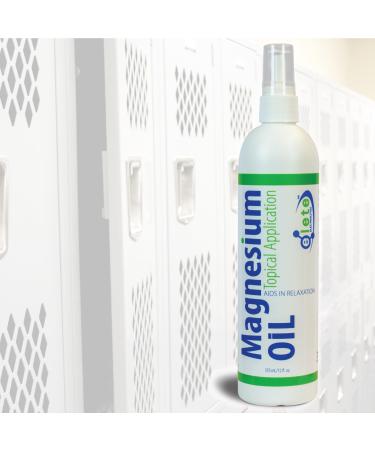 elete Pure Magnesium Oil Spray Big 12oz Bottle Magnesium Oil for Feet Legs Muscle Cramps and Soreness Accelerate Workout Recovery (Extra Large - 12 Oz) 12 Fl Oz (Pack of 1)