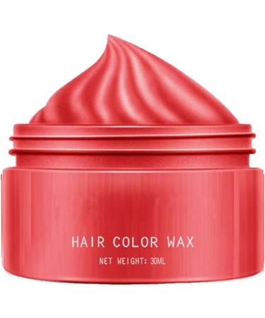 Hair Color Wax 30ml Temporary Color Washable Color Styling Paste for Women Teens Children Party Carnival Halloween Cosplay Red E - Buy Online on GoSupps.com
