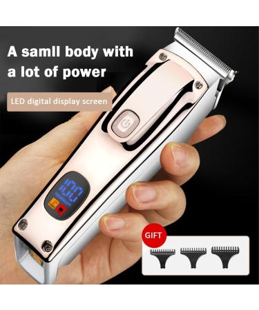Professional Cordless Hair Clippers for Men - LED Display Hair Trimmer & Cutting Kit for Home & Beard Trimming - Buy Online on GoSupps.com