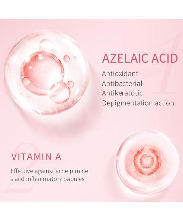 Azelaic Acid 10% Face Serum Hyaluronic Acid Serum for Face Remove Blackhead & Fade Acne Collagen Serum for Face Enhance Skin Elasticity Skin Moisturizer Intense Firming Anti Aging Serum for Women&Men - Buy Online on GoSupps.com