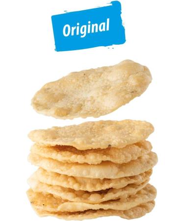  BONASIA BONASIA Poppadom Lentil Chips Original - Lentil Chips Lightly Salted 65% Lentil Flour Gluten Free Vegan (1 x 70g) - Buy Online on GoSupps.com