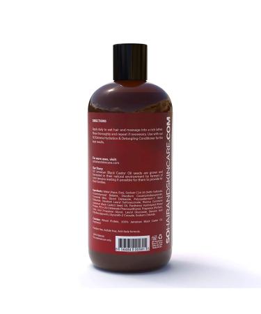Jamaican Black Castor Oil Extreme Hydration & Detangling Shampoo - 12 Oz | Prevent Hair Damage, Get Silky Soft Shine | For Men & Women, All Hair Types - Buy Online on GoSupps.com