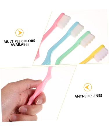 Frcolor 8-Piece Wangan Hair Toothbrush Set - Micro Nano Oral Care Tools for Deep Cleaning Gums - Multi-Color Pack - Buy Online on GoSupps.com