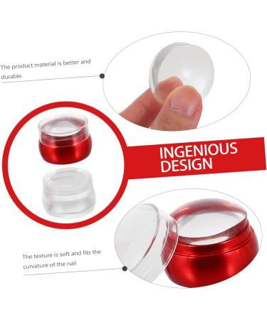 Beaupretty 2 Sets Manicure tools abs nail tools nail polish Nail Art Stamper tool manicure silicone beauty products aluminum nail nail art tools nail plate Nail Art Board seal die - Buy Online on GoSupps.com