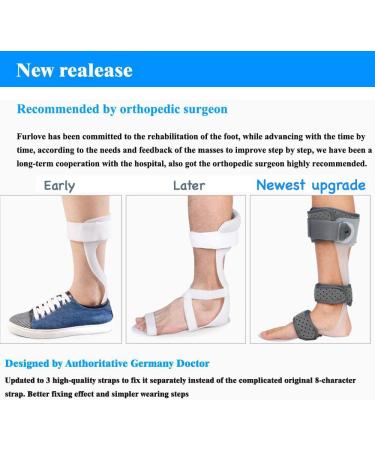 AFO Foot Drop Brace | Medical Ankle Foot Orthosis Support for Postural Correction (Left/M) - Buy Online on GoSupps.com