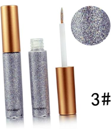 Mikinona Glitter Eyeliner 10pcs Liquid Eyeliner Lady for Shining Women Sequins Glitter Liquid - Buy Online on GoSupps.com