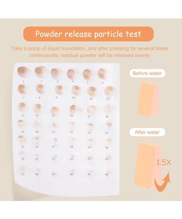 DHWEKU 48 Pieces Make Up Sponge Set Latex-Free Cosmetic Sponges Small Beauty Blender Makeup Sponge for Liquid Foundation Powder Sun Protection and Cream (24 White + 24 Skin Colours) - Buy Online on GoSupps.com