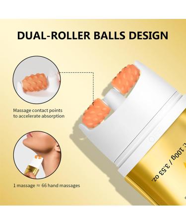 Grospe AH-8 Firming Neck Cream for Crepey Skin Body with Hexapeptide Moisturizing Promote collagen Production Roller Neck Cream Redefine Jawline for Firmer - Buy Online on GoSupps.com