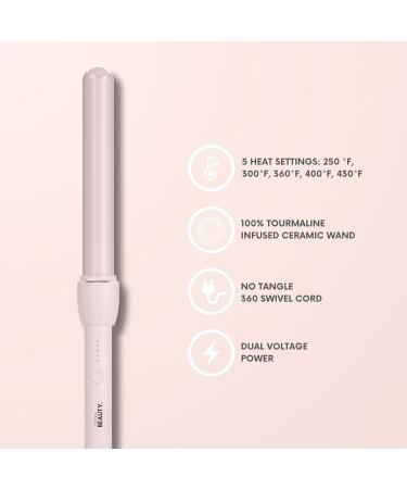 Cortex Beauty CurlPro 1 Curling Wand Professional Temperature Control for Perfect Curls | International Shipping Available - Buy Online on GoSupps.com