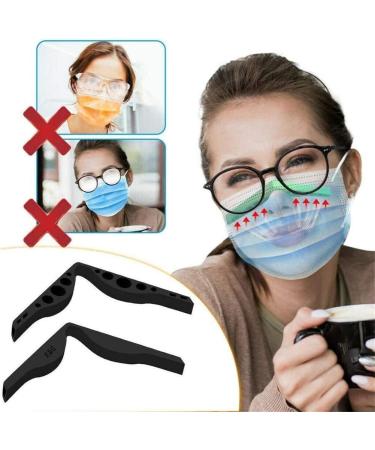 Boqqu Fogless Accessories for Glasses | 5/10 Silicone Anti-Fog Nose Bridge Pads | Prevents Fogging | Yellow - Buy Online on GoSupps.com