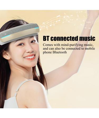 Headache Airbag Massage Band - Electric Hot Compress & Vibration Therapy for Stress Relief | 38-42 Heat 15-Min Timer - Buy Online on GoSupps.com