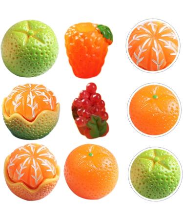 CORHAD 24pcs Artificial Fruit Doll Fruits Lemon Slice Model Fruits Cake Topper Realistic Grape Props Lifelike Grape Props Hairclips Photo Frames Ornaments Material Phone Case Resin Child - Buy Online on GoSupps.com