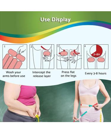 Thin Calf Patches Calves Fat Burning Sticker Easy to Carry and Store Fat Burning Safety Small Volume for Thin Arm Tighten Calfs(54pcs) - Buy Online on GoSupps.com