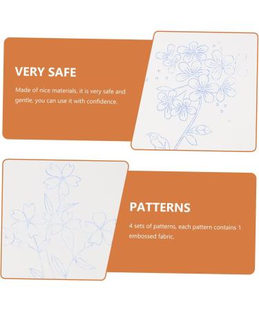 Exceart 4 Sets Cross-Engraving Image Hanging Embroidery Starter Kit - Punched Cross Kits for Adults & Kids - Complete Sewing & Punch Needle Packs - Buy Online on GoSupps.com