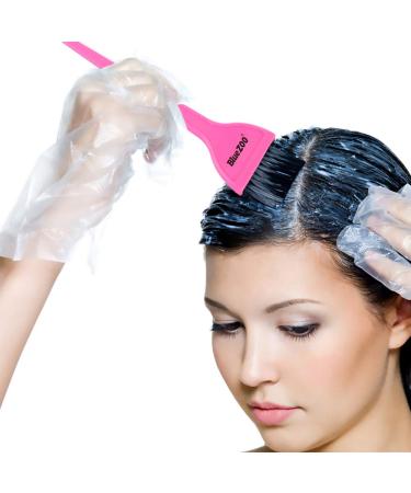 Hair Dye Coloring Kit - Tinting Bowl, Dye Brushes, Sharp Tail Comb - DIY Beauty Salon Tools in Elegant Pink (Set of 3) - Buy Online on GoSupps.com