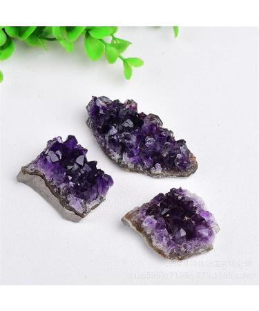 Natural Crystal Rough Decorative Ornaments 1pcs Natural Amethyst Cluster Quartz Raw sStone Purple Feng Shui Stone Ore Home Decoration (Size : 20-50g) (Size : 180-230g) - Buy Online on GoSupps.com
