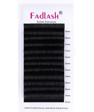 Fadlash Easy Fan DD Curl 0.07 20-25mm Mixed Length Russian Lashes - Natural Self Fanning Eyelashes - Buy Online on GoSupps.com