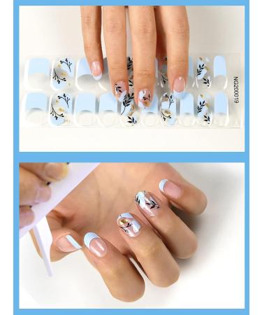 Kalolary 20PCS Nail Gel Polish Strips - Self-Adhesive Full Wraps Stickers with Nail File - UV/LED Lamp Required (NJTZ-19) - Buy Online on GoSupps.com