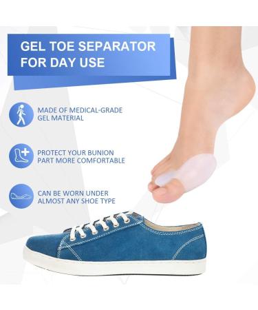 Buy Hallux Valgus Toe Spreader - 2 Pairs of Soft Gel Bunion Protectors for Men & Women | Alleviate Pain & Ensure Comfort - Buy Online on GoSupps.com