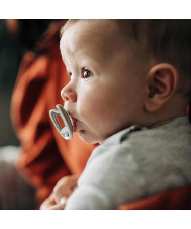 TommeTippee Advanced Pacifier for Sensitive Skin | Symmetrical & Jaw-Friendly | 6-18 Months | 4-Pack Green/Purple - Buy Online on GoSupps.com