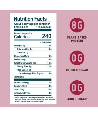 Seven Sundays Organic Farmers Market Muesli - Gluten Free, No Added Sugar, Non-GMO, Vegan - 12oz/pack of 4 - Buy Online on GoSupps.com