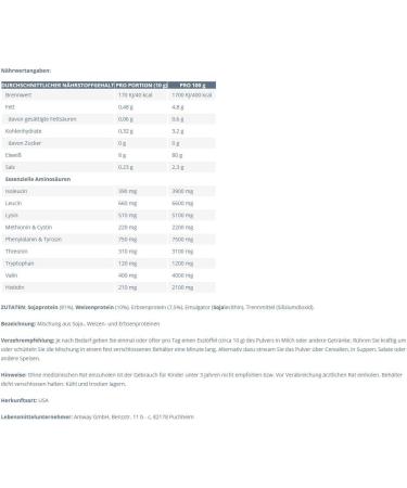 Buy Nutrilite Plant Protein - 2 x 450g - Soy & Wheat Powder - Amway - International Shipping Available - Buy Online on GoSupps.com