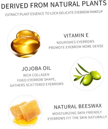 DOITOOL 4 Pcs Eyebrow Shaping Liquid Mascara Black Clear - Eyebrow Styling Gel Miss Repair Lotion Modeling 1 count (Pack of 1) Transparent Colorx2pcs - Buy Online on GoSupps.com