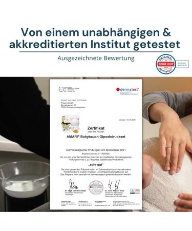 Amari Plaster Cast Baby Belly Set | Perfect Gift for Expectant Mothers | Create Cherished Memories - Buy Online on GoSupps.com