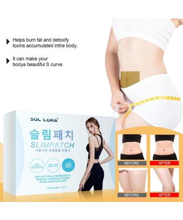 Buy Dankek Bauch-Slimming Pavement | 7 Breathable Weight Loss Stickers | Natural Magnetic Abdominal Slimming Patches for Women - Buy Online on GoSupps.com