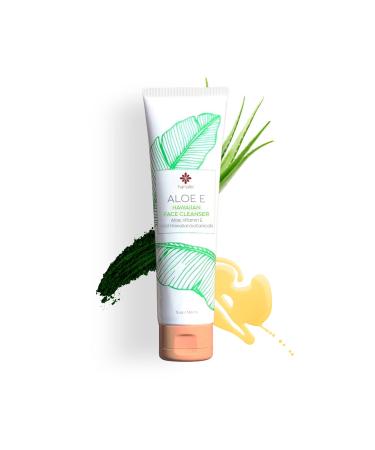 Vegan and Cruelty-Free Aloe and Vitamin E Face Cleansing Gel by Hanalei – Gentle and Oil-Free Face Wash For All Skin Types – Made with Aloe, Vit E, and Natural Hawaiian Botanicals - Made in USA (5 oz)
