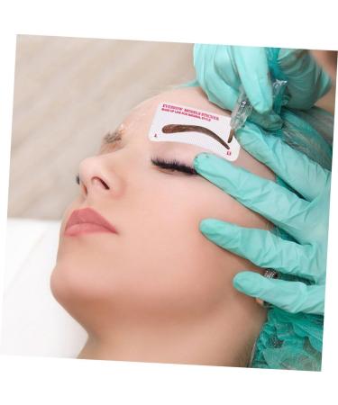 FOMIYES 480 Pcs Eyebrow Stickers Handheld Eyebrow Stencil Lash Tools Disposable Eyebrow Template Make up Set 1 count (Pack of 1) Whitex5pcs - Buy Online on GoSupps.com