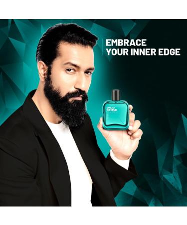 Wild Stone Edge EDP Premium Perfume for Men 100 Ml | Long-lasting Eau De Parfum | Luxury Fragrances | Fragrance for Modern Lifestyle | Ideal Gift For Him | Premium Scent For Men - Buy Online on GoSupps.com