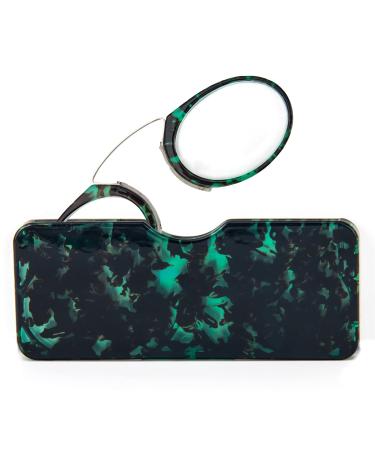 Kokobin Unisex Reading Glasses Compact visual aid mini nose clip.