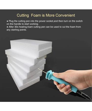 Electric Foam Cutter Pen 10CM - Hot Wire Styrofoam Cutting Tool with Stand - 18W Hot Knife for Arts & Crafts - Buy Online on GoSupps.com
