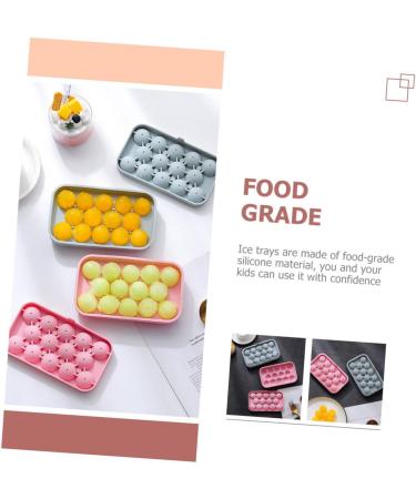 Zerodeko Ice Molds 2pcs Home Making Mold Summer Ice Tray Ball Makers Moulds Molds Bar Cube Fridge DIY Tools Silicone 17x9.9cm Assorted Color - Buy Online on GoSupps.com