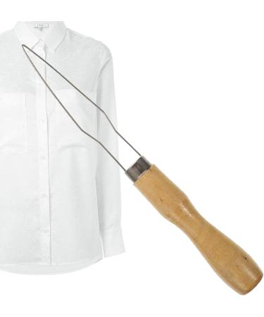 Button Hook | Button Hook Tool Dressing Aid | Assist Tool Pull Through Button Hook for Limited Dexterity People Littryee Beige Wood - Buy Online on GoSupps.com