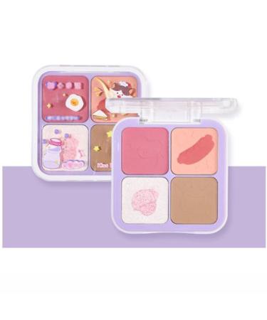 Natural Face Palette - Highlight, Blush, and Bronzing Contour Makeup - Buy Online on GoSupps.com