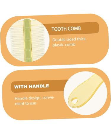 Holibanna Peigne Antipelliculaire Dents Fines pour Chien et Chat Lot de 6 Pi ces Double Face Grosse Taille Plastique pais avec Manche Ergonomique Soins Capillaires Efficaces  - Buy Online on GoSupps.com