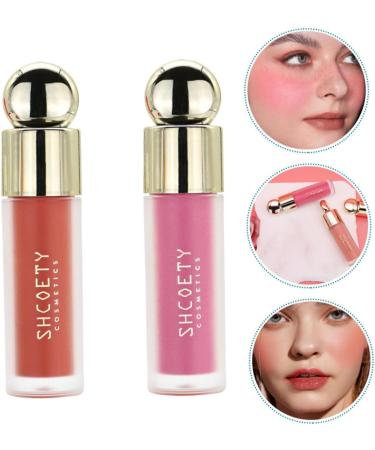 DRESSOOS 2pcs Hydrating Blush Cream Blush Blouses for Cheek Blush Blusher Powder Stick Blush Liquid - Buy Online on GoSupps.com