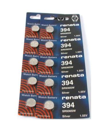 #394 Renata Watch Batteries 10Pcs