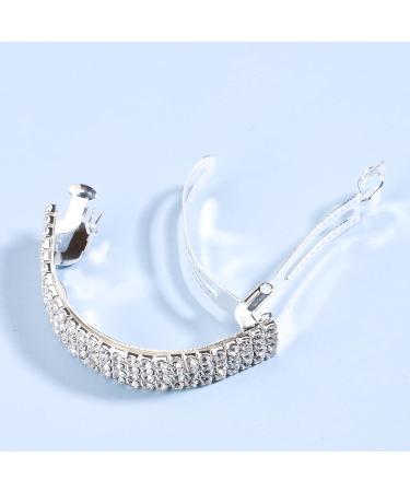 Yheakne Boho Crystal Ponytail Holder | Luxury Hair Cuff Barrette | Rhinestone Hair Clip for Women and Girls - Buy Online on GoSupps.com