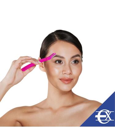 EuroXanty Eyebrow Remover | Facial Razor for Men & Women | Yellow Eyebrow Shaver & Profiles | Precision Grooming Tool - Buy Online on GoSupps.com