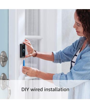 Ring Video Doorbell Wired - Compact Design, Essential Features, Pair with Ring Chime - 2021 Release (Doorbell Only) - Buy Online on GoSupps.com